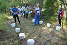 Ensimmäisinä metsään Martti L. ja Jorma R.